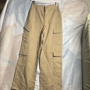Primark Men's Beige Cargo Pants